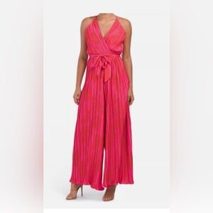 Deep Pink Wide-Legged Jumpsuit
